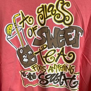 🍀Southern Belle 3x tee A Glass of Sweet Tea Fixes Anything in the South🍀